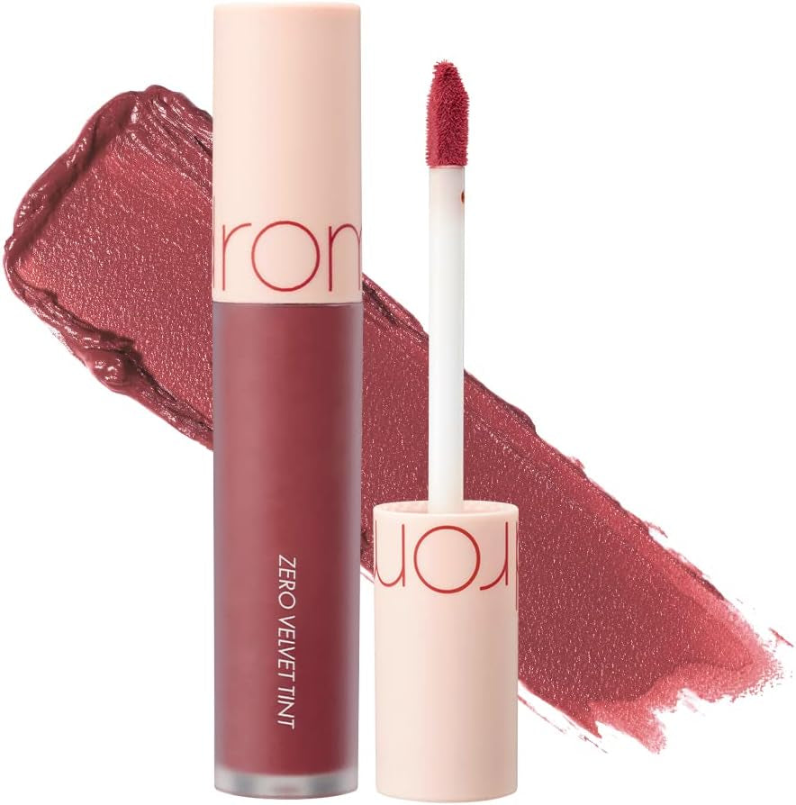 Lip Stains for Girls and Women, Zero Velvet Lip Tint Shell Beach Nude Series (#16 BURNY NUDE)