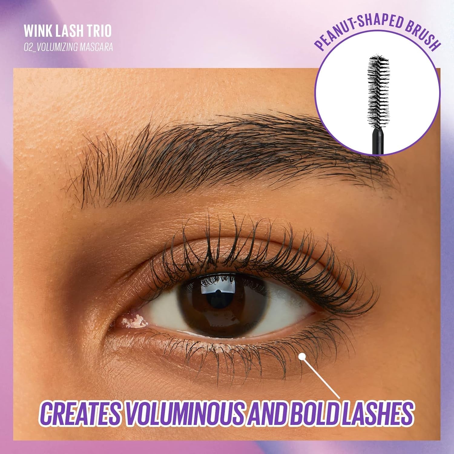 WINK LASH TRIO | Multi-Tasking Mascara Trio | Volumizing, Lengthening, and Clear Mascaras | K-Beauty, Vegan, Cruelty-Free