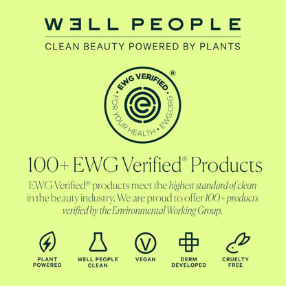 WELL PEOPLE Fluffy Vegan Powder Brush - Plant-Based and Cruelty-Free Clean Beauty Tool