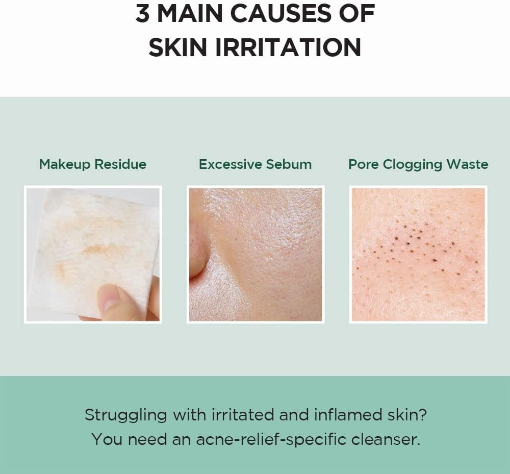 Madagascar Centella Tea-Trica BHA Foam 125Ml, 4.22 Fl.Oz | Foaming Facial Wash for Professional Cleansing Care | Deep Cleanse | Vegan | Korean Skincare