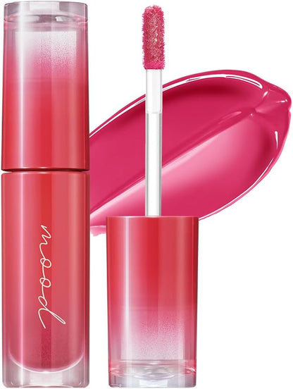 Ink Mood Glowy Tint Lip-Plumping, Naturally Moisturizing, Lightweight, Glow-Boosting, Long-Lasting, Comfortable, Non-Sticky, Mask Friendly, No White Film (05 CHERRY so WHAT)