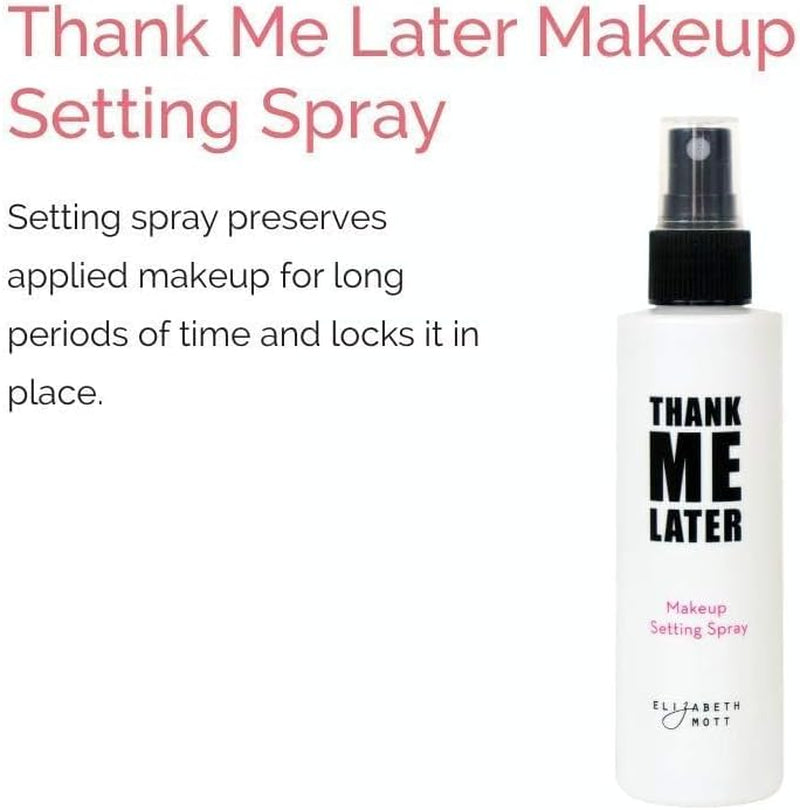 Thank Me Later 3-In-1 Dewy Makeup Setting Spray - Hydrating & Long-Lasting Fine Mist with Niacinamide for Radiant, Glowy Skin - Lightweight, Oil-Free & Cruelty-Free Formula, 95 Ml