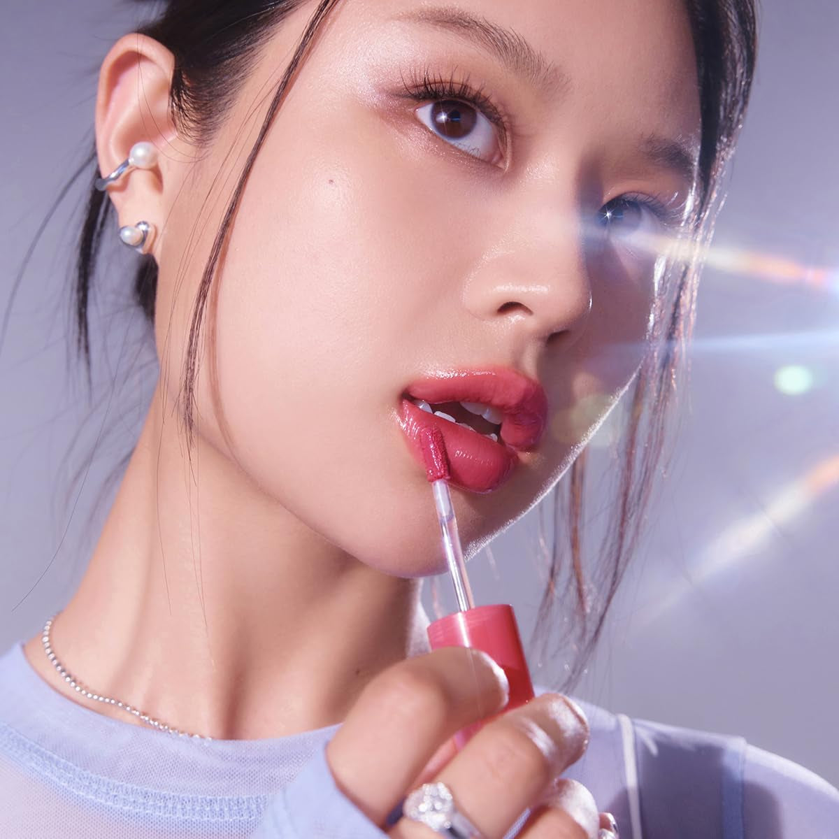 Ink Mood Glowy Tint Lip-Plumping, Naturally Moisturizing, Lightweight, Glow-Boosting, Long-Lasting, Comfortable, Non-Sticky, Mask Friendly, No White Film (05 CHERRY so WHAT)