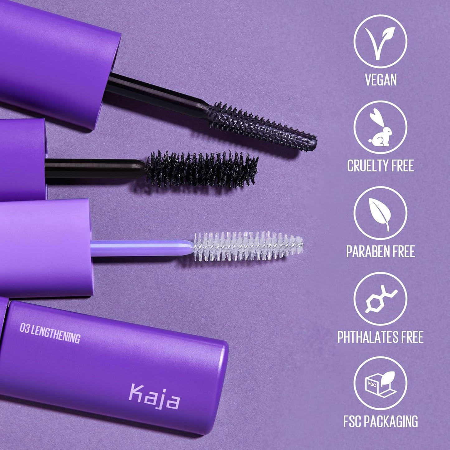 WINK LASH TRIO | Multi-Tasking Mascara Trio | Volumizing, Lengthening, and Clear Mascaras | K-Beauty, Vegan, Cruelty-Free