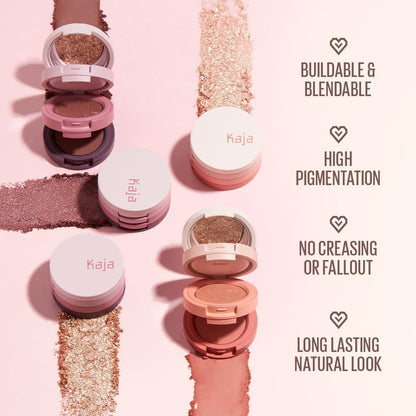 Beauty Bento Collection | Mosaic Chrome + Shimmer + Matte | 19 Forest Night - Khaki Brown | 2019 Best of Beauty Award in Glitter-Pressed Category