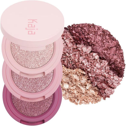 Beauty Bento Collection | Bouncy Shimmer Eyeshadow Trio | 01 Rosewater - Rose Tones | 2019 Allure Best of Beauty Award, Beauty Bento | Cruelty Free, K-Beauty Mini Palettes