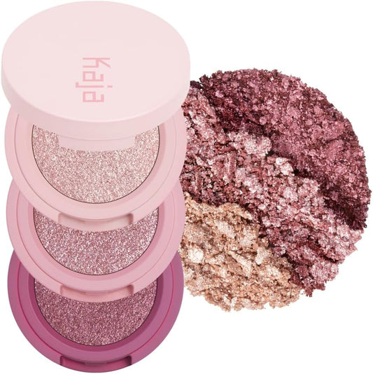 Beauty Bento Collection | Bouncy Shimmer Eyeshadow Trio | 01 Rosewater - Rose Tones | 2019 Allure Best of Beauty Award, Beauty Bento | Cruelty Free, K-Beauty Mini Palettes