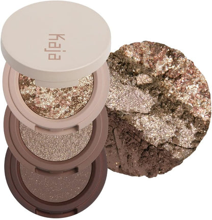 Beauty Bento Collection | Mosaic Chrome + Shimmer + Matte | 19 Forest Night - Khaki Brown | 2019 Best of Beauty Award in Glitter-Pressed Category