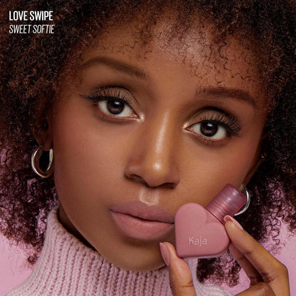 LOVE SWIPE | Velvety, Air-Whipped Lip Mousse with Velvet Finish | Easily Buildable and Blendable | 02 Sweet Softie | Formulated without Parabens and Phthalates | K-Beauty, Vegan, Cruelty-Free